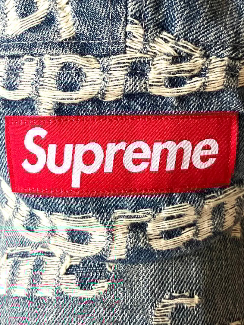 Supreme デニム ベースボールキャップ