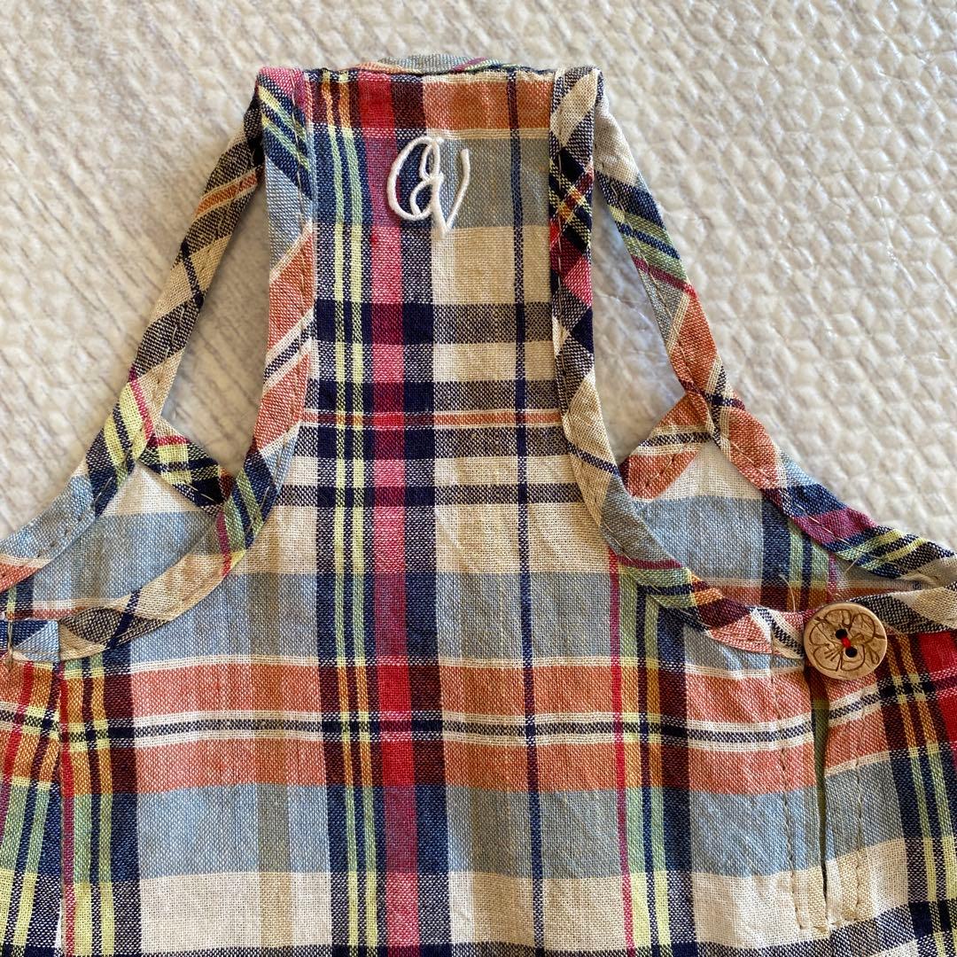 アトリエgg⭐︎チェックワンピース(19ハーフ) アトリエgg☆ガーゼ