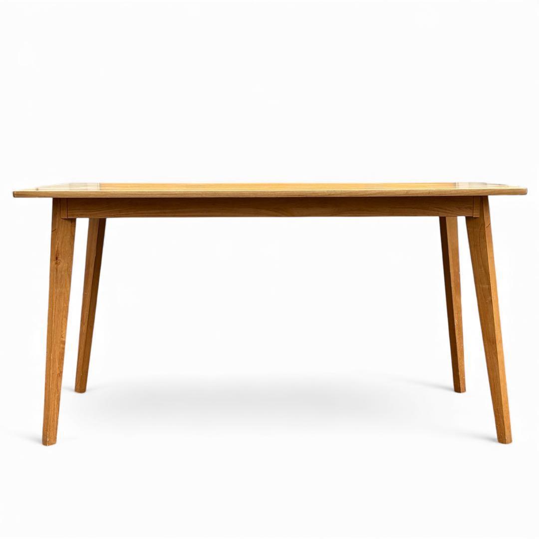 モモナチュラル VIBO アルダー材 天然木 北欧風 ダイニングテーブル