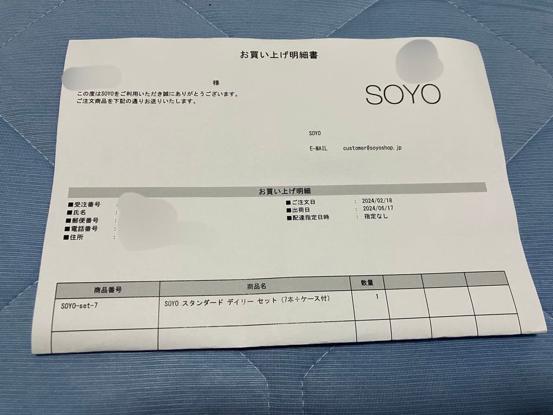 SOYO メイクブラシ　スタンダードデイリーセット