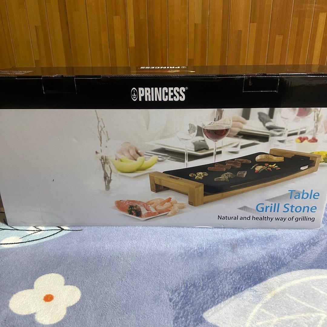 【新品未使用】プリンセス テーブル グリルストーン ブラック ホットプレート