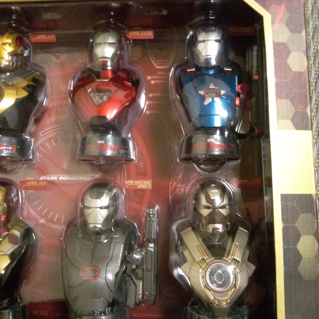 アイアンマン3 デラックスセット 8体 ホットトイズバストフィギュア