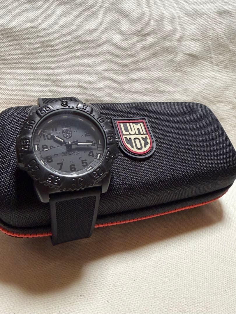 ジャンク 訳あり ルミノックス 3050 3950 LUMINOX ブラック時計