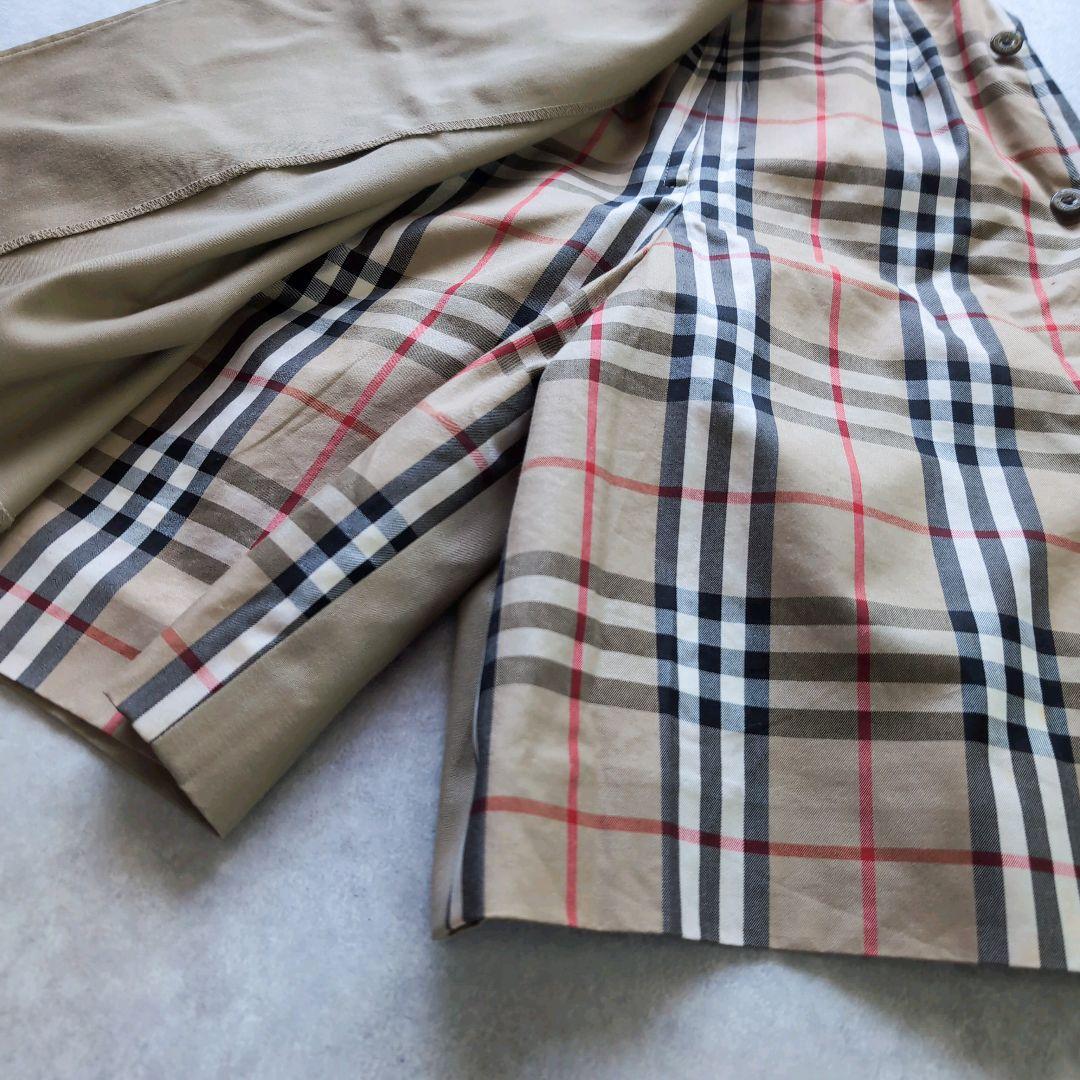 BURBERRY ラップ付きキュロット ノバチェック Mサイズ