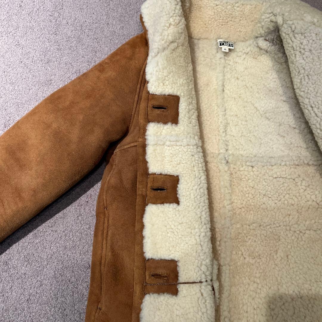 お値下げ‼︎bontonムートンコート 6y