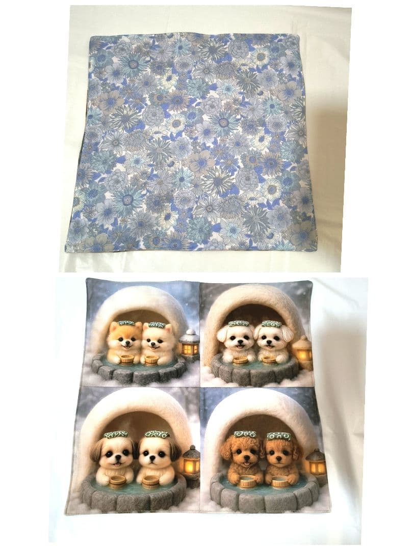 Yourelia様】ハンドメイドオーダー★犬猫女の子★ハンカチ&ポーチ&巾着8点