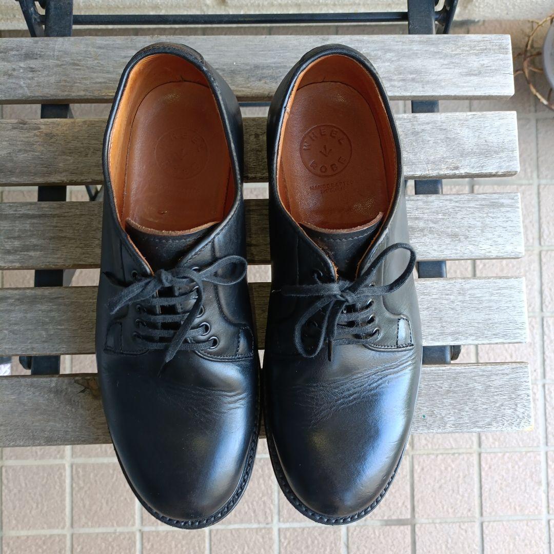 【 WHEEL ROBE 】クロムエクセル 茶芯 プレーントゥシューズ