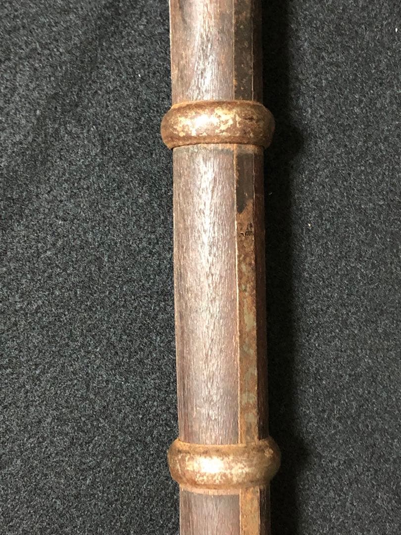 鳶口　町火消鳶口 江戸本歌　火消し道具 江戸古物 十手 武具 骨董 25LC