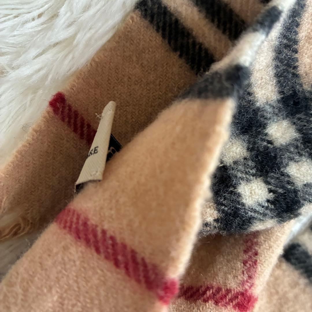 BURBERRY LONDONチェック柄 マフラー Burberrys 100%カシミヤ マフラー
