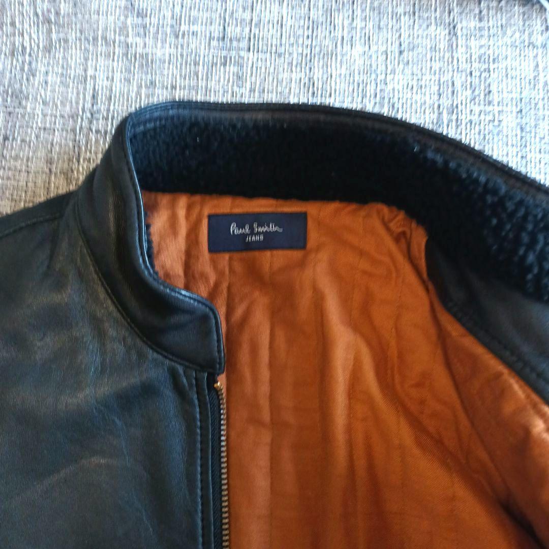 Paul Smith ブラック シングルライダースジャケット M
