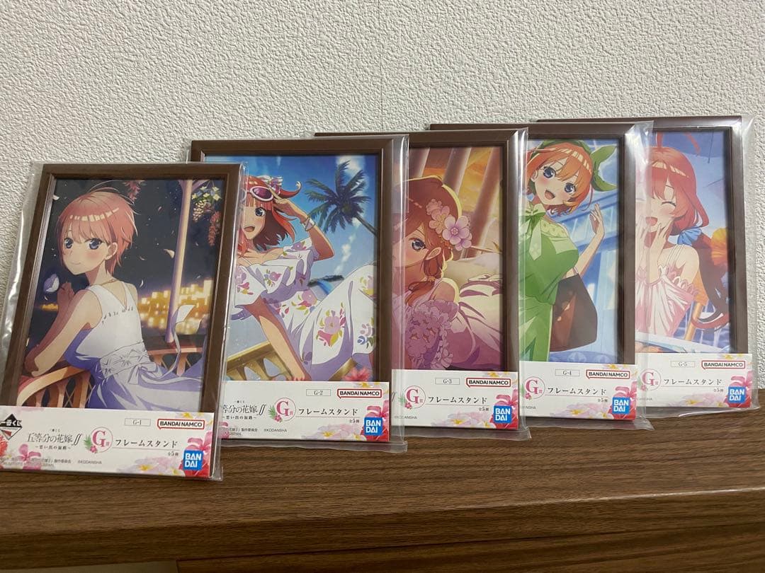 五等分の花嫁　一番くじ　思い出の旅路 コンプリートセット　新品未開封