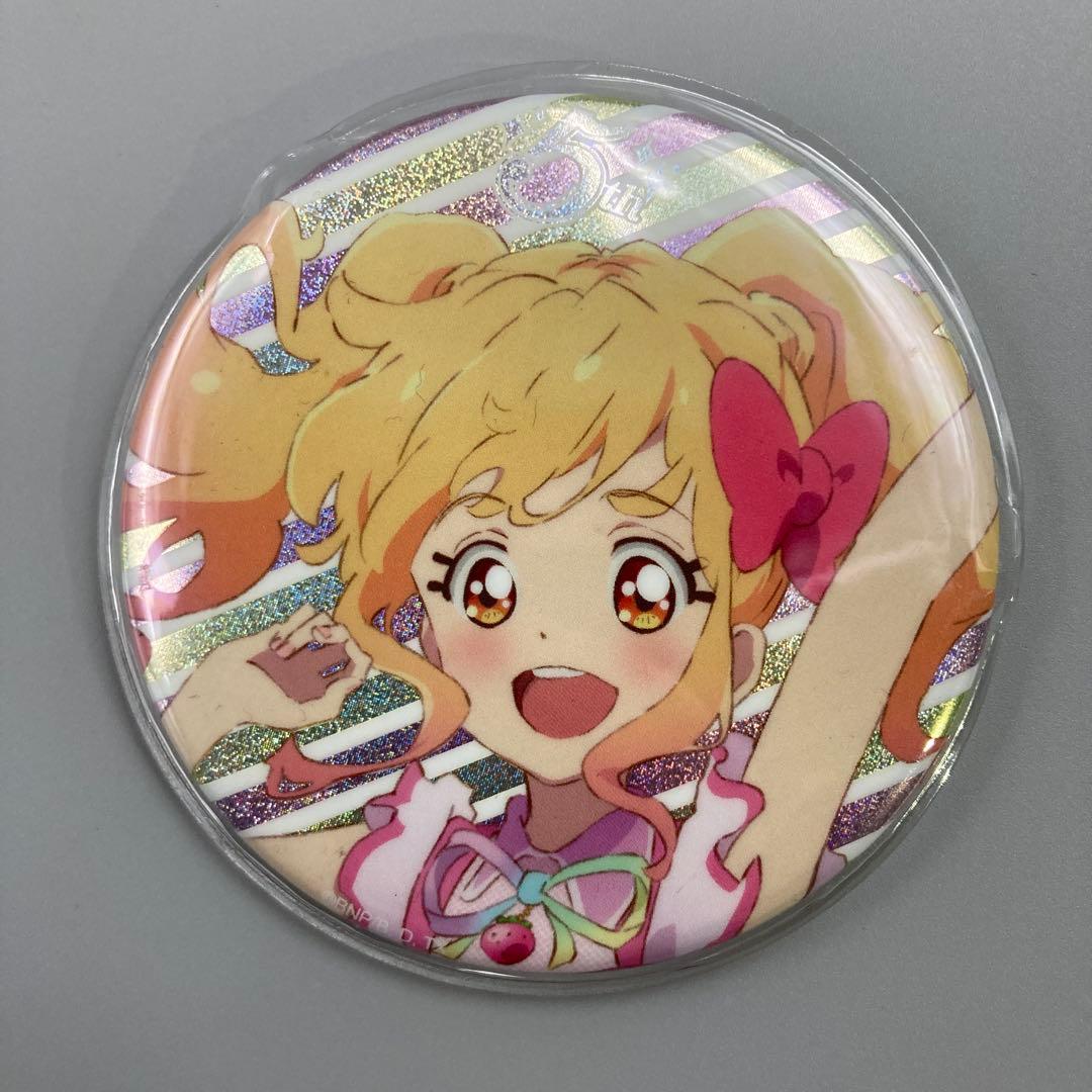 ○アイカツ スターズ 5th フェス 限定 ホログラム 缶バッジ 虹野ゆめ