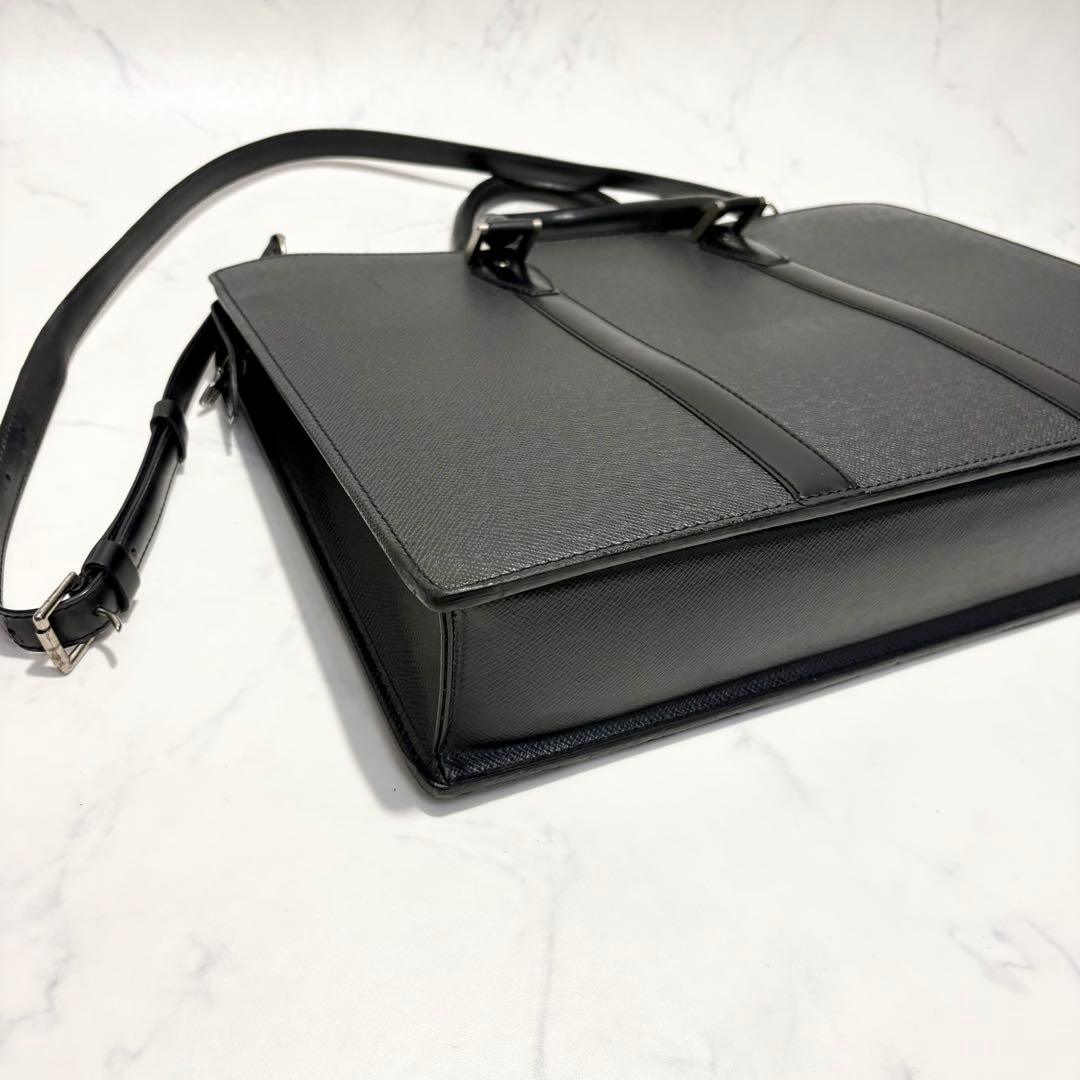 【美品】LOUIS VUITTON ルイヴィトン　2way ビジネスバッグ　黒