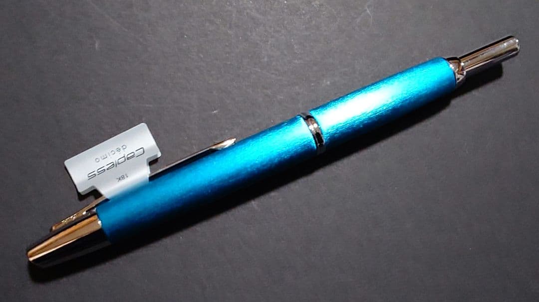 PILOT CAPLESS decimo 20colors ライトブルー 細字 Pilot Capless Birch Wood Black CT Fountain pen - Vulpen / Fountain