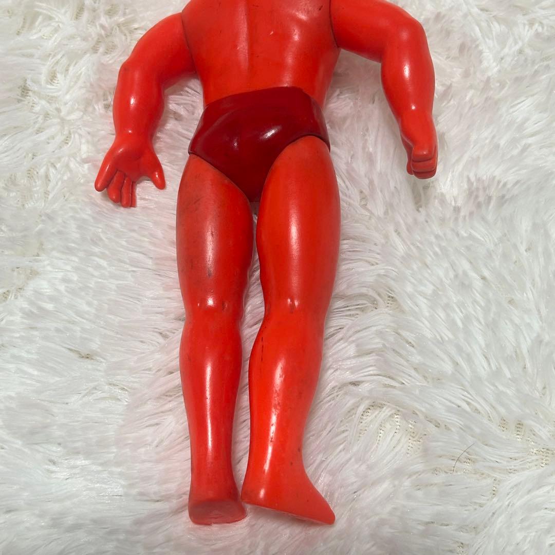 【当時物】　タイガーマスク　ザ・レッド・デスマスク（赤き死の仮面）ソフビ