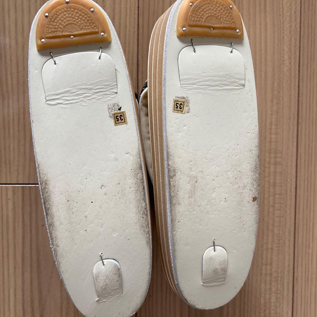 花柄刺繍の和装用バッグと草履セット