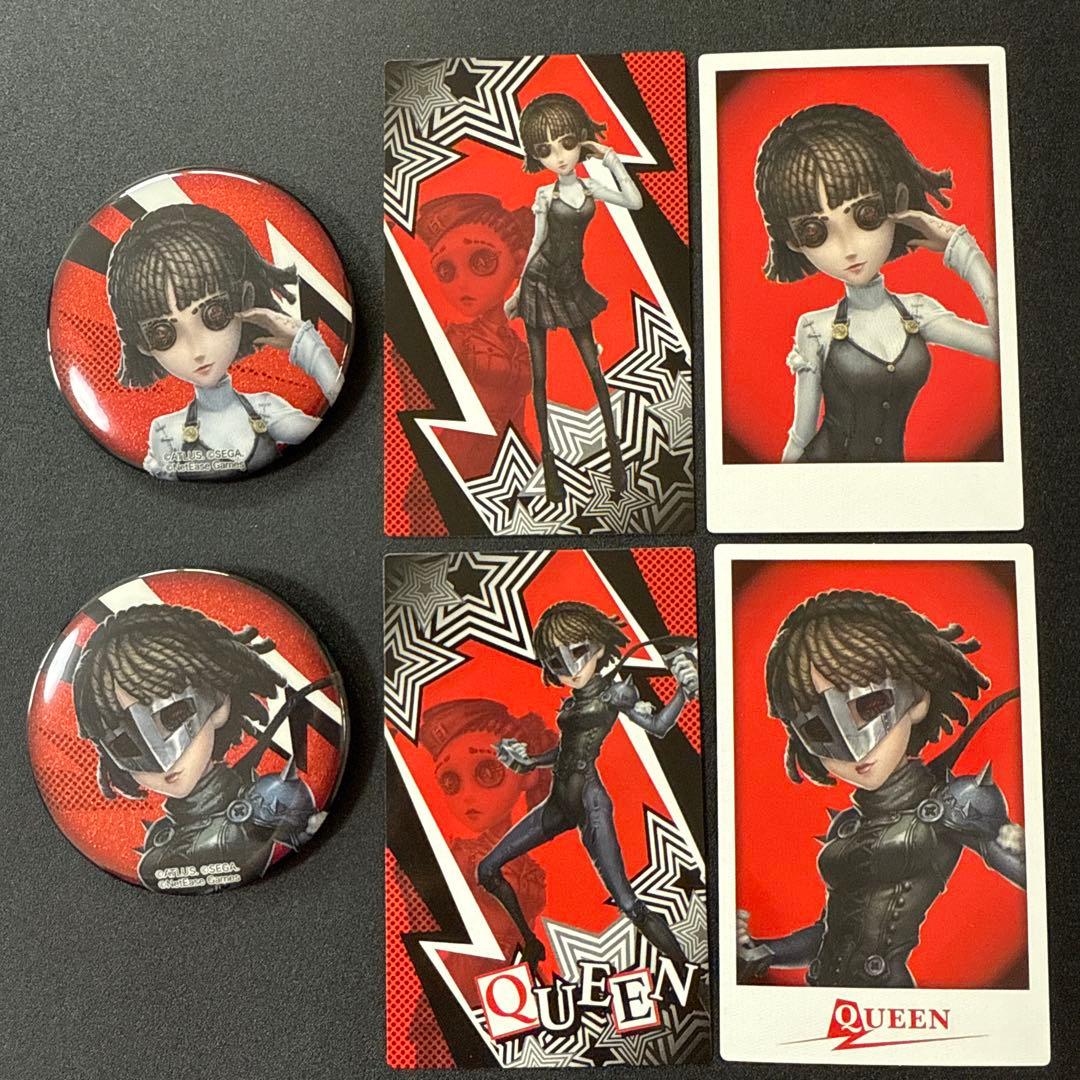 空軍-クイーン IdentityV 第五人格×ペルソナ5 缶バッジ 10個【第 五 人格