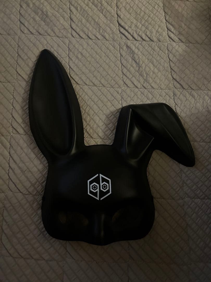 女王蜂　ウサギお面