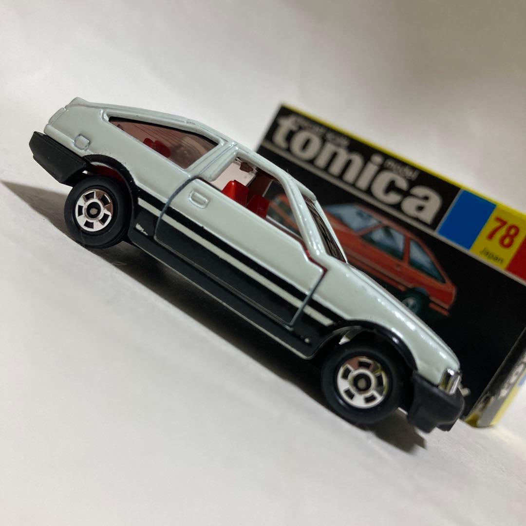 トミカトヨタカローラレビンです。AE86 日本製 スーパーギフトSG