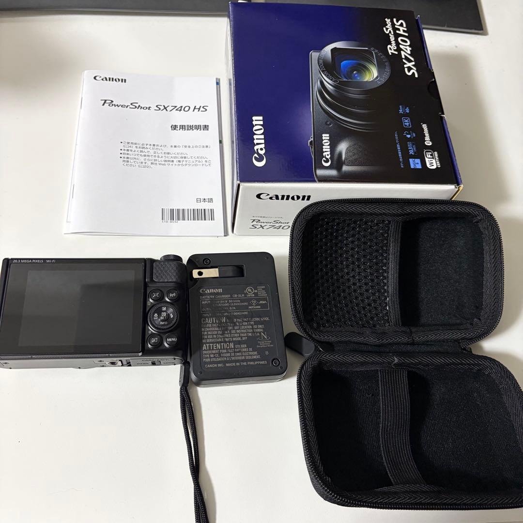 Canon PowerShot SX740 HS 本体 ケース&SDカード