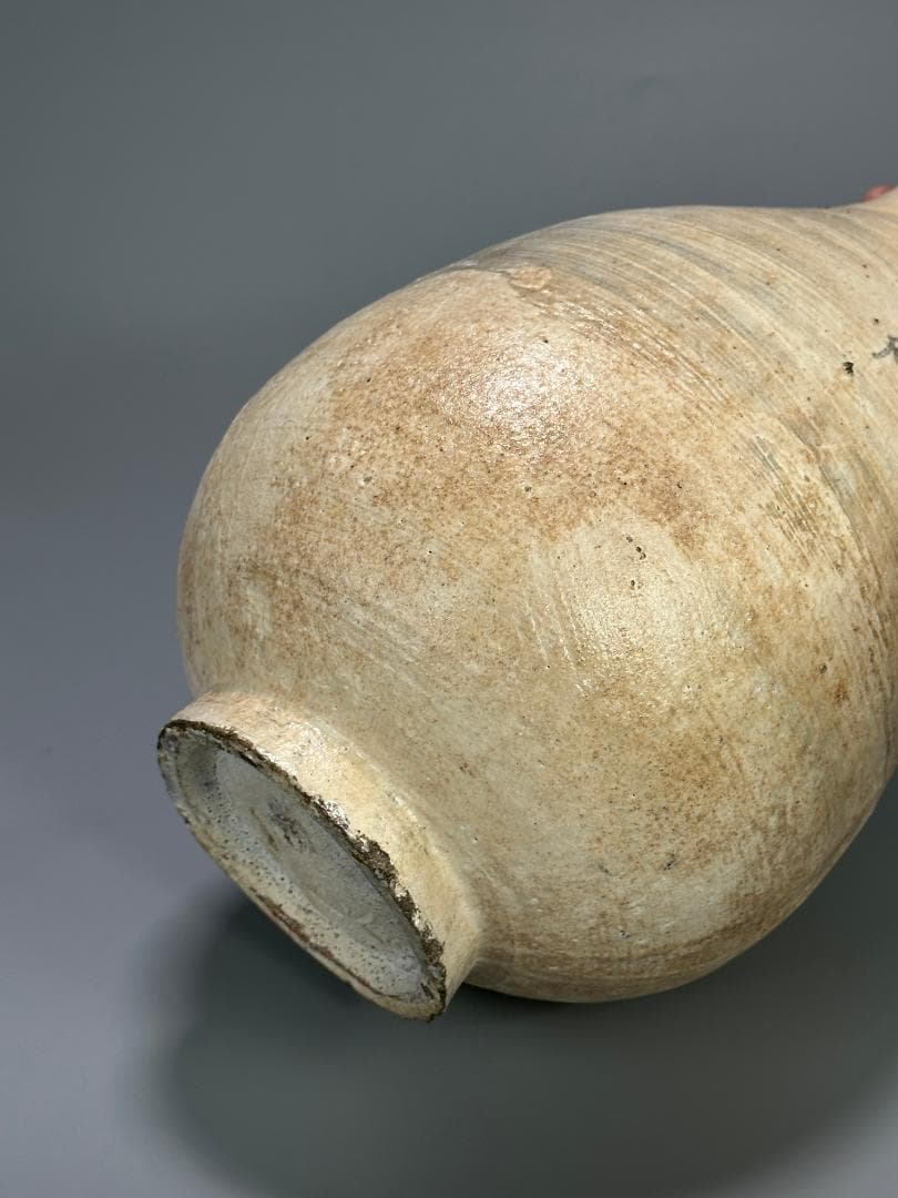 韓国美術 李朝時代 15～16世紀 李朝中期 刷毛目花瓶 華道具