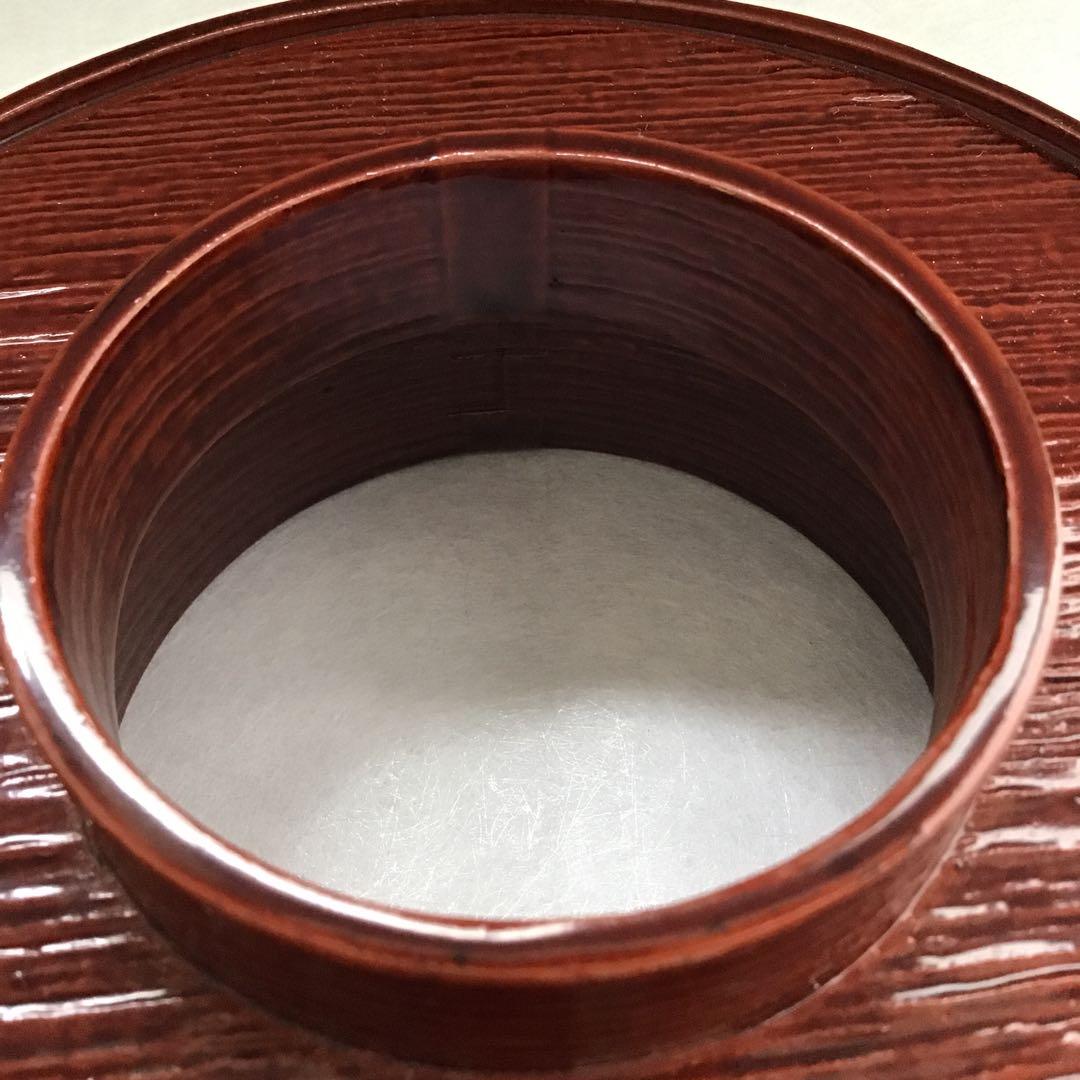 茶道具 柿合わせ天目台 初代楽只斎好 松尾流十代不染