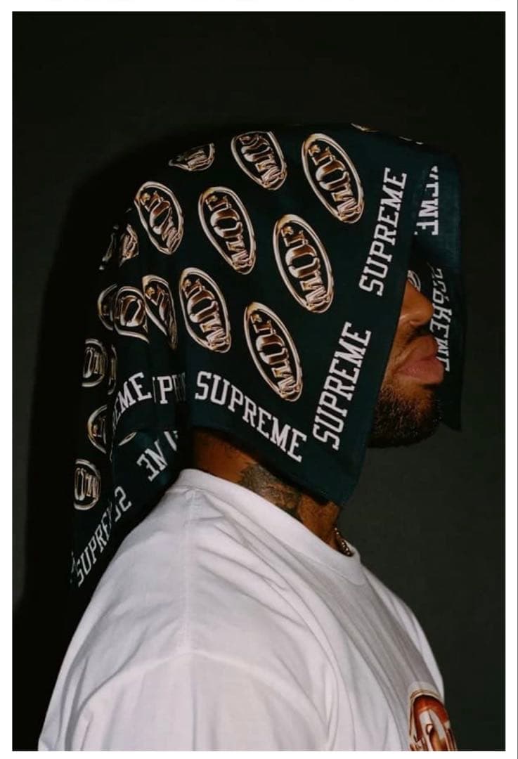 Supreme M.O.P. Bandana（エムオーピーバンダナ） BLACK