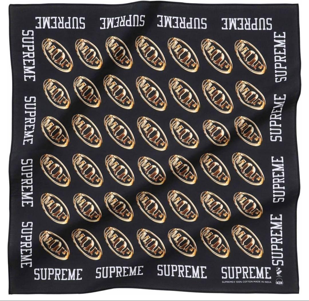 Supreme M.O.P. Bandana（エムオーピーバンダナ） BLACK