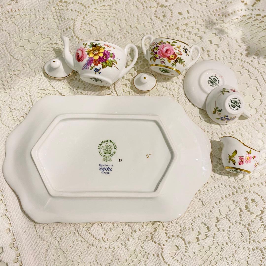 ミニチュアティーセット（ハマースレイ） ディネット - メルカリ