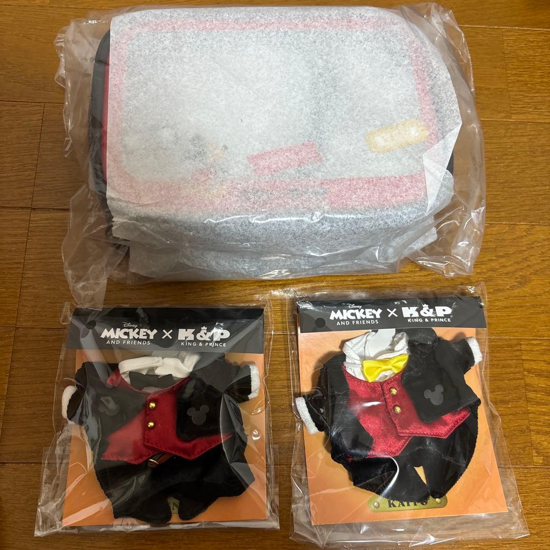キンプリ×ミッキー はぴぬい 着せ替え衣装 持ち歩きポーチ 永瀬廉 髙橋海