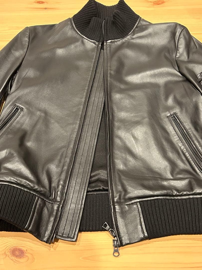 BEAMS ブラックレザー ジャケット M BEAMS ブラック レザージャケット