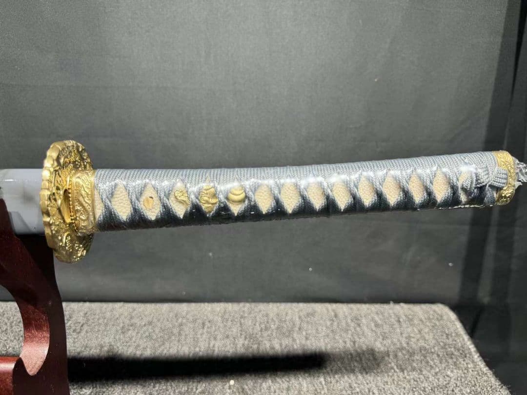 1062-武具 刀装具 日本刀　模造刀 居合刀 武士道 武蔵 鑑賞用 手鍛造打