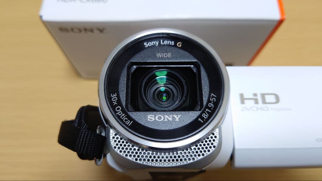 ☆☆おまけ付☆☆SONY ビデオカメラ HDR-CX680 ホワイト2024年製