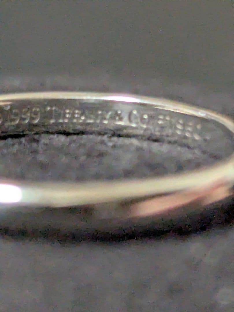 TIFFANY&Co. PT950 1999 バンドリング プラチナ 指輪