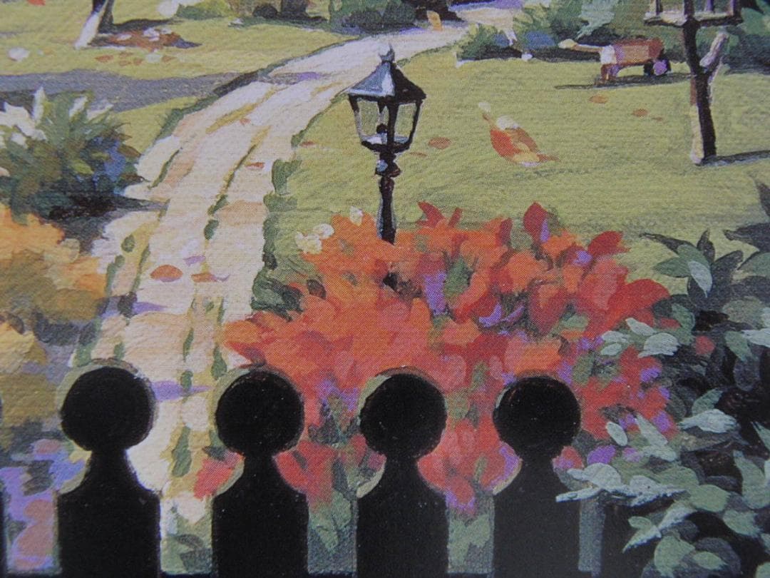 笹倉鉄平、【ヘルフスト】、希少な額装用画集より、状態良好、新品額装付