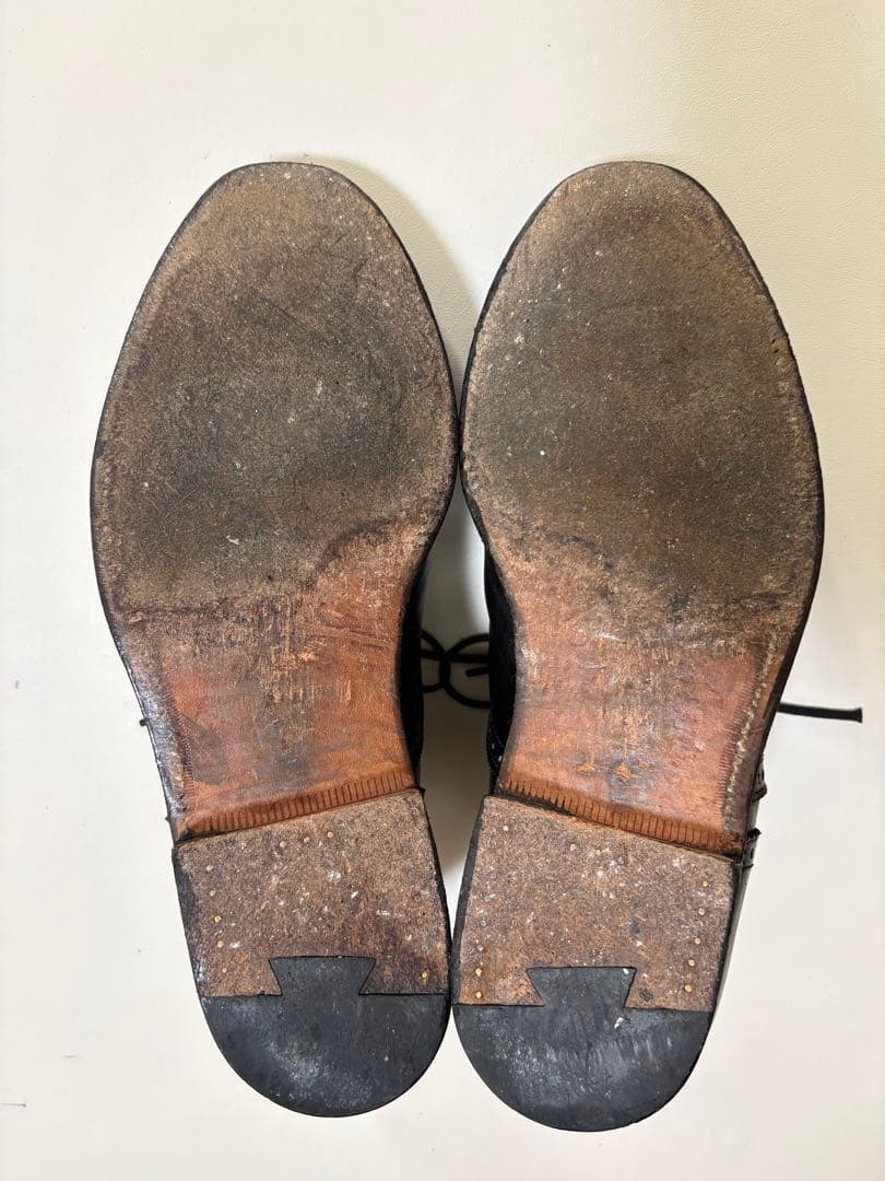 Alden オールデン ブラックカーフ セミブローグ 7.5 ジャンク品