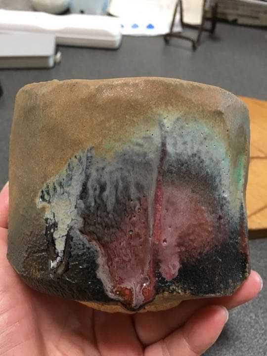 加藤十代久作　重ねの色目茶碗　絶品❗️個展作品です購入したいものがありお値下げ可能