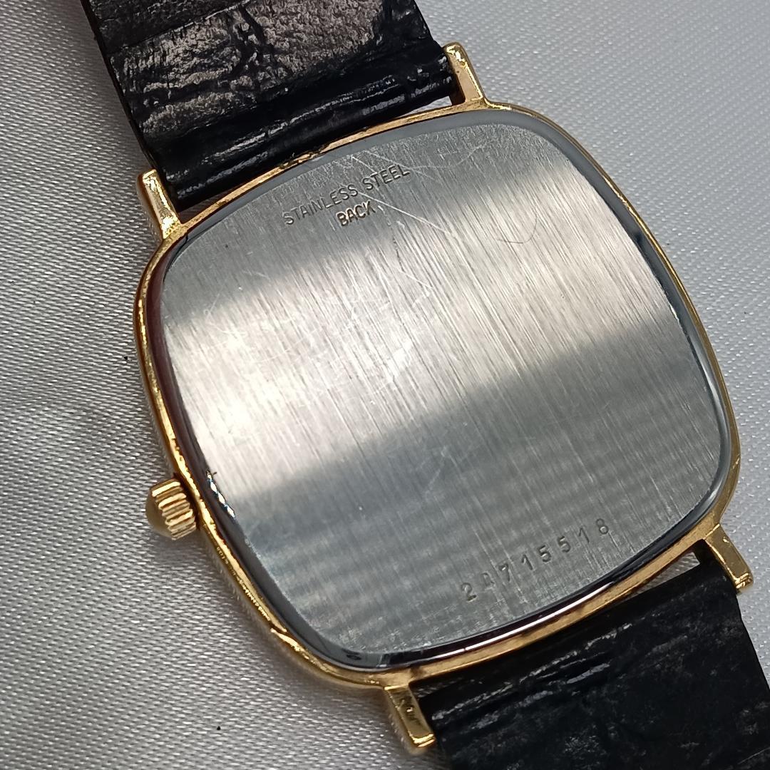 【電池交換済】LONGINES ゴールド スクエア 腕時計 メンズ 155710