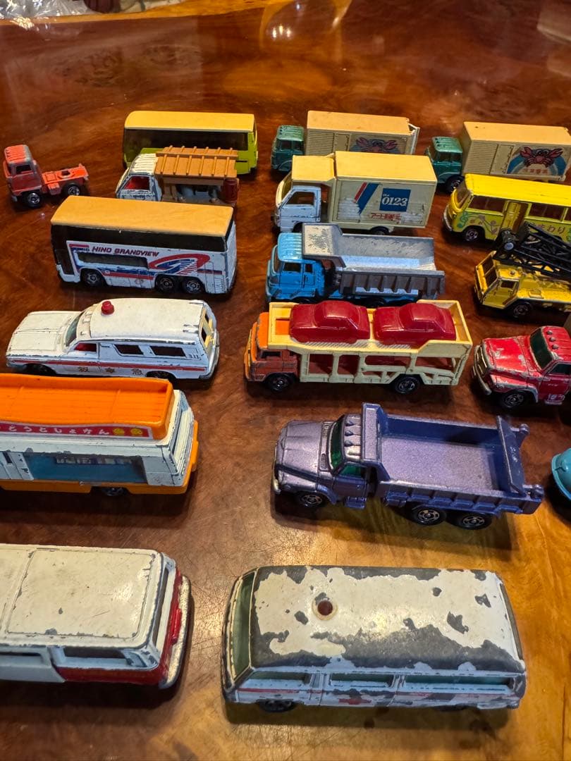 昭和レトロトミカ23台まとめレア含む、状態悪いバラ売り値下げ不可