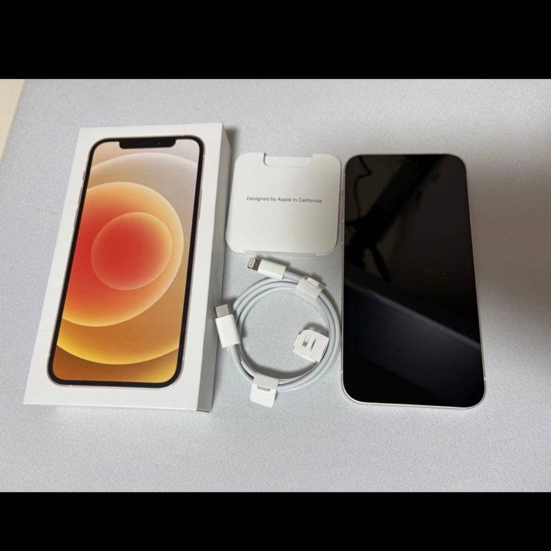 iPhone12 64GB SIMロックなし ホワイト - メルカリ