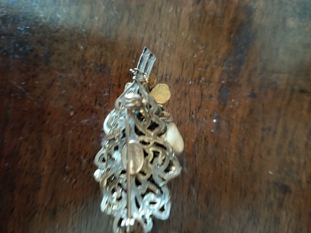 ビンテージリージェンシーのブローチ、ハスケル Miriam Haskell