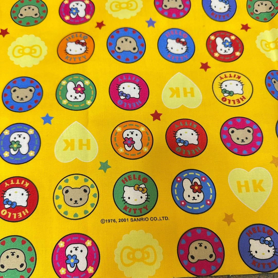 ハローキティ ヒョウ柄 ビニール生地 ラミネート生地 2001年 サンリオ