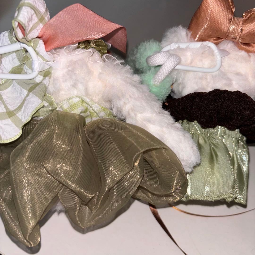 うさぎ　ねこ　ぬいぐるみ　ドール　キーホルダー　まとめ売り　フリル　レース