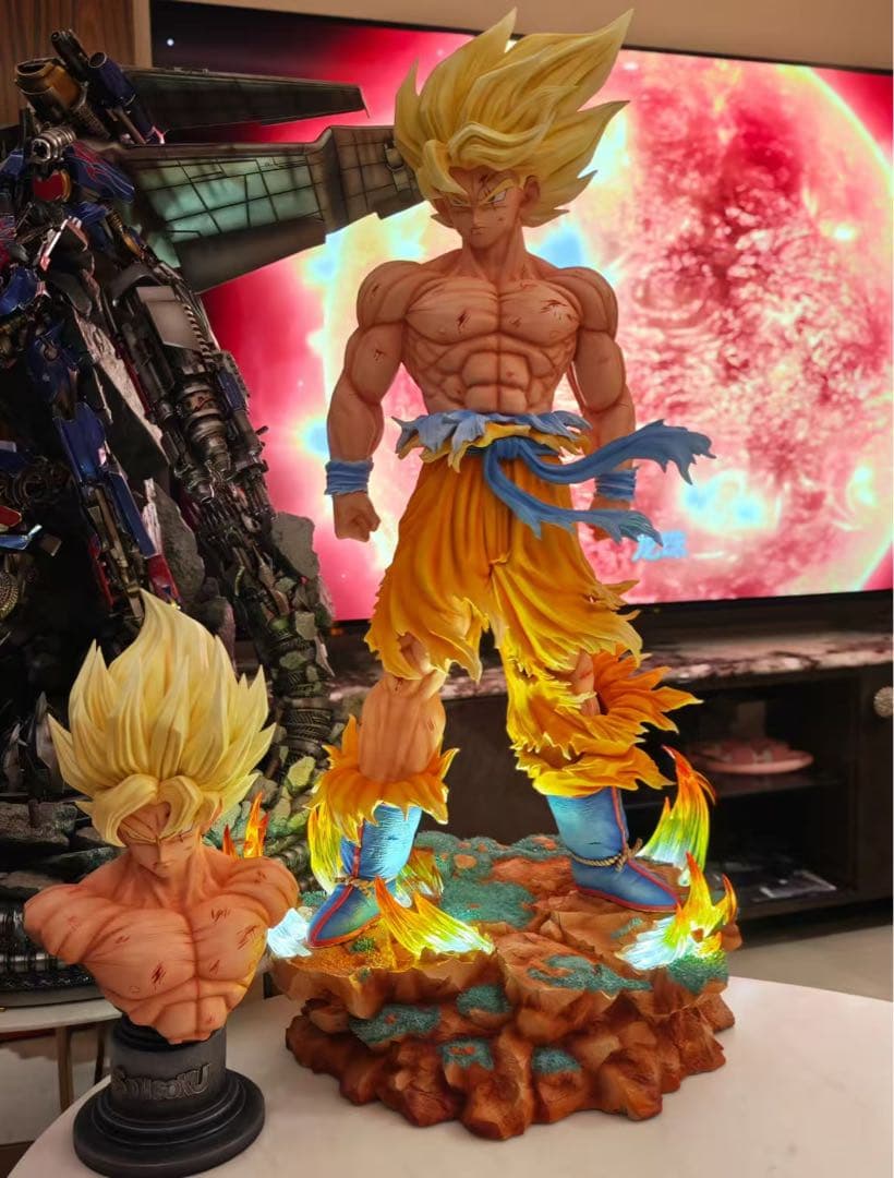 ドラゴンボール 孫悟空 ガレキ ガレージキット スタチューX②⑤④