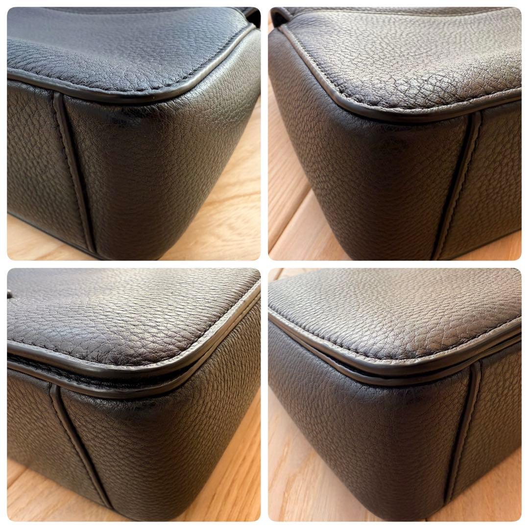 極美品 トリーバーチ ブリテン ショルダーバッグ 2way チェーン ブラック