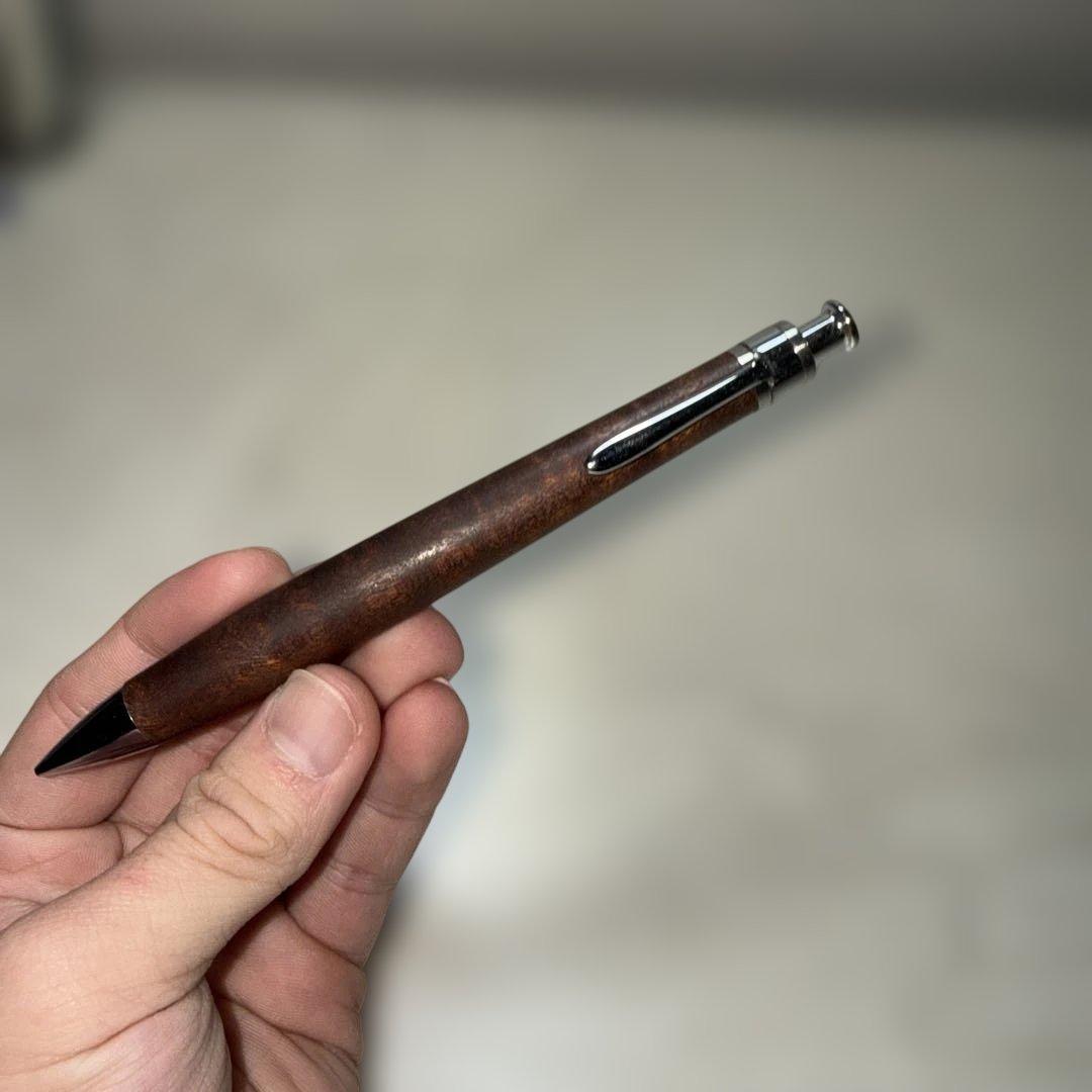 工房楔 シャープペンシル サペリ杢