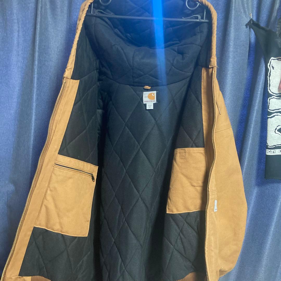 Carhartt ブラウン フルジップ フーディ 3XL