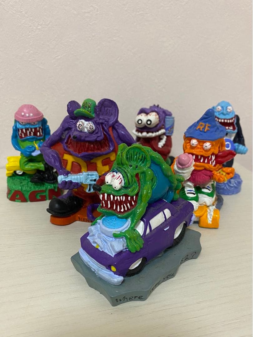 ビンテージ】希少品ラットフィンクRAT FINK ミニフィギュア6体セット