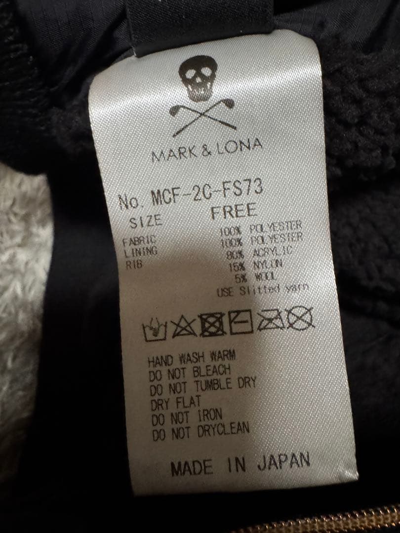 MARK&LONA ブラックレッグウォーマー フリーサイズ