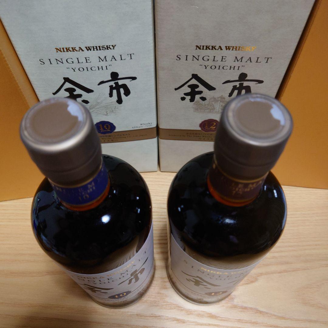 ニッカウヰスキー 余市 12年 10年2本セット - ウイスキー最新